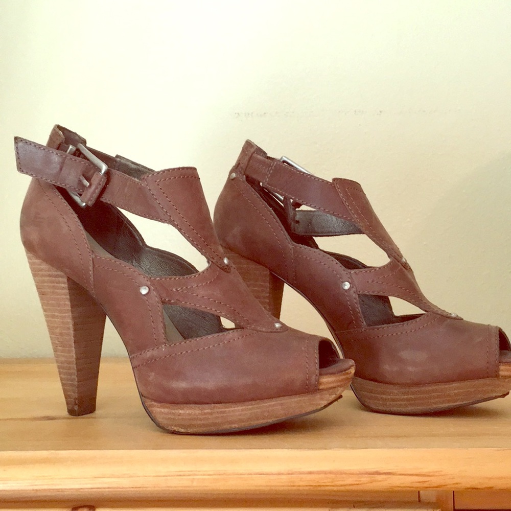 Brown heels